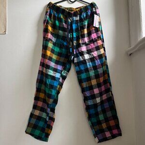Plaid pajama pants